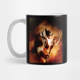 Warrior Pitbull Mug